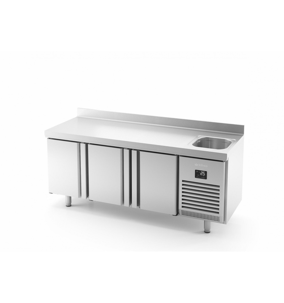 BMPPF 2000 II Table réfrigérée avec évier Série 600
