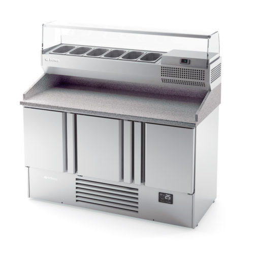 ME 1003 VIP Table à pizza réfrigérée GN1/1 Série 700