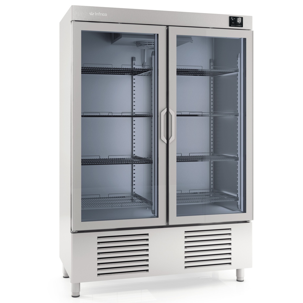 AGB 1402 CR Armoires de réfrigération et de congélation à portes vitrées GN 2/1 Série AGB 700/1400L