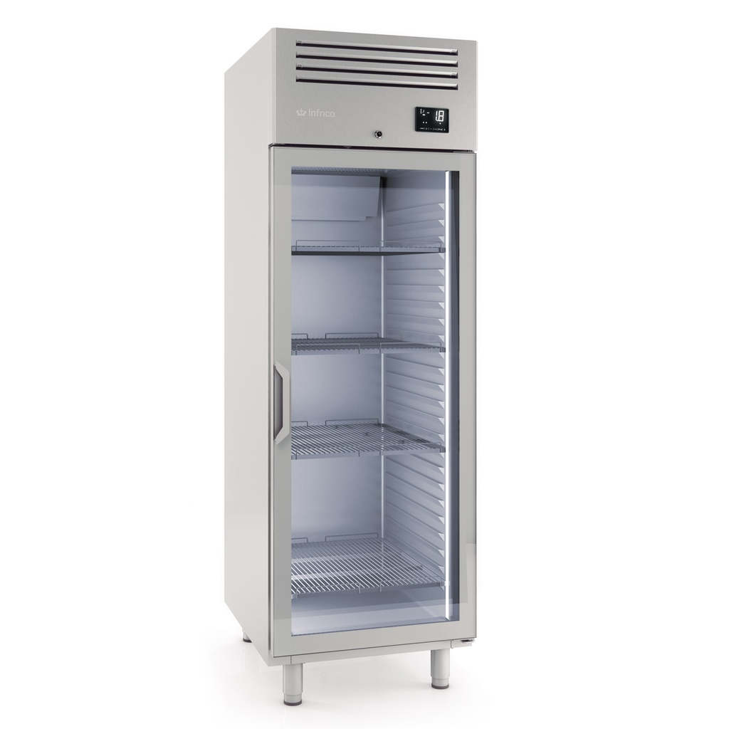 AGB 701 BT CR Armoires de réfrigération et de congélation à portes vitrées GN 2/1 Série AGB 700/1400L