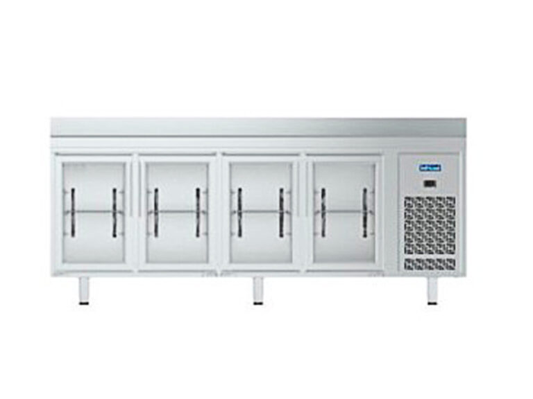 IM604PCR Table de réfrigération et de congélation à porte vitrée série IM 600