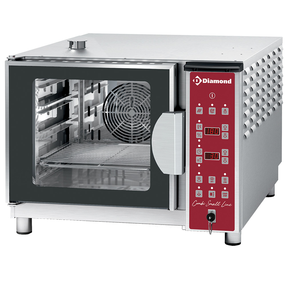 DFV-411/SD Four électrique vapeur/convection, 4x GN 1/1