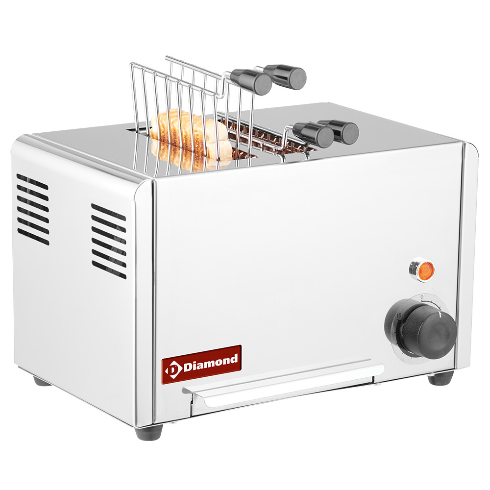 D2CM-XP Toaster (croque-monsieur) électrique 2 pinces - Acier inox.
