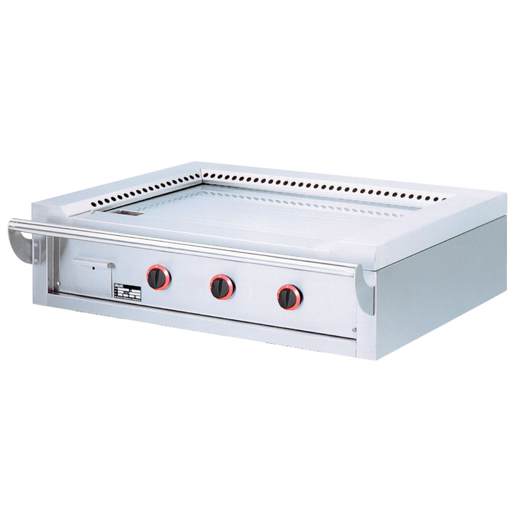 TPG3-15/T Plaque "Teppanyaki" gaz, 3 zones (3x 7 kW), de table -Top-