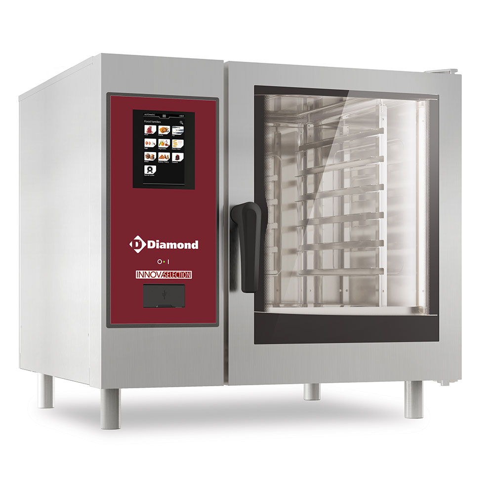 SBGT/XC-06 Four gaz "TOUCH" vapeur boiler/ convection 6xGN1/1+ Cleaning