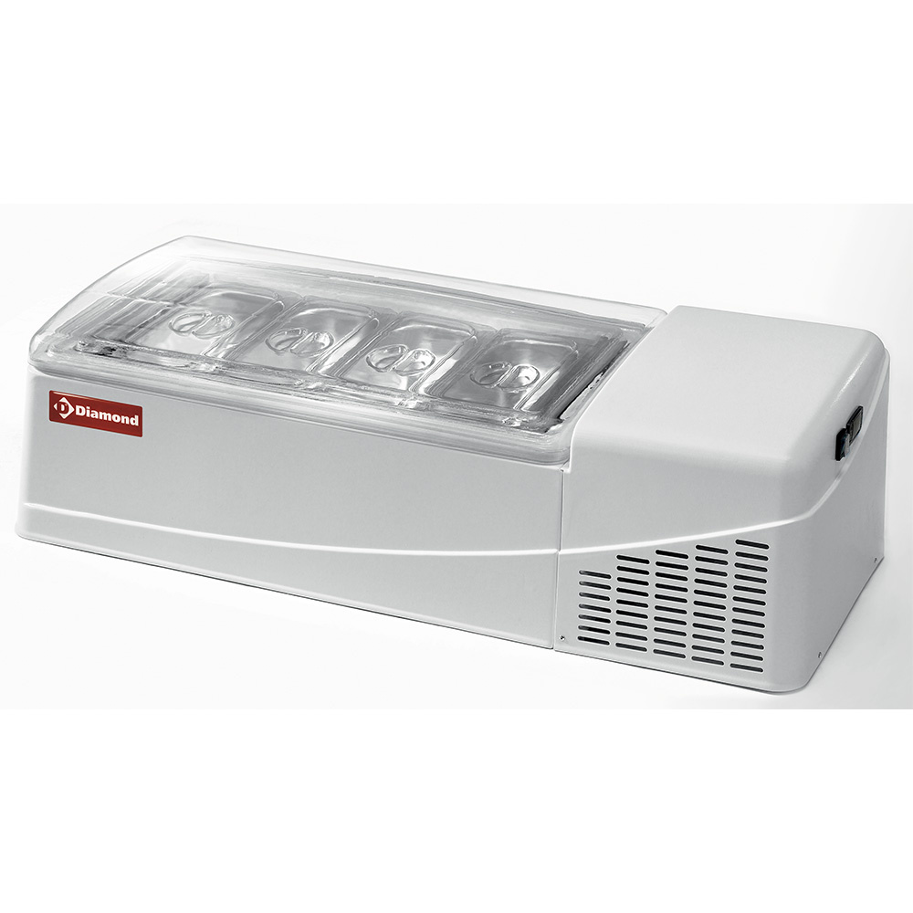 GEL/48L-R2 Conservateur de crème glacée, 4-8 goûts "white"