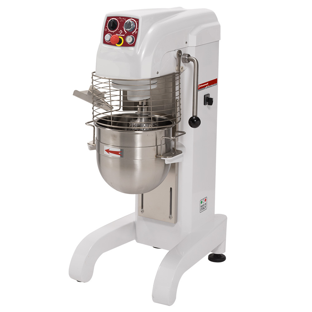 HBM-20M/VV Batteur mélangeur, base haute, 20 litres, vitesse variable.