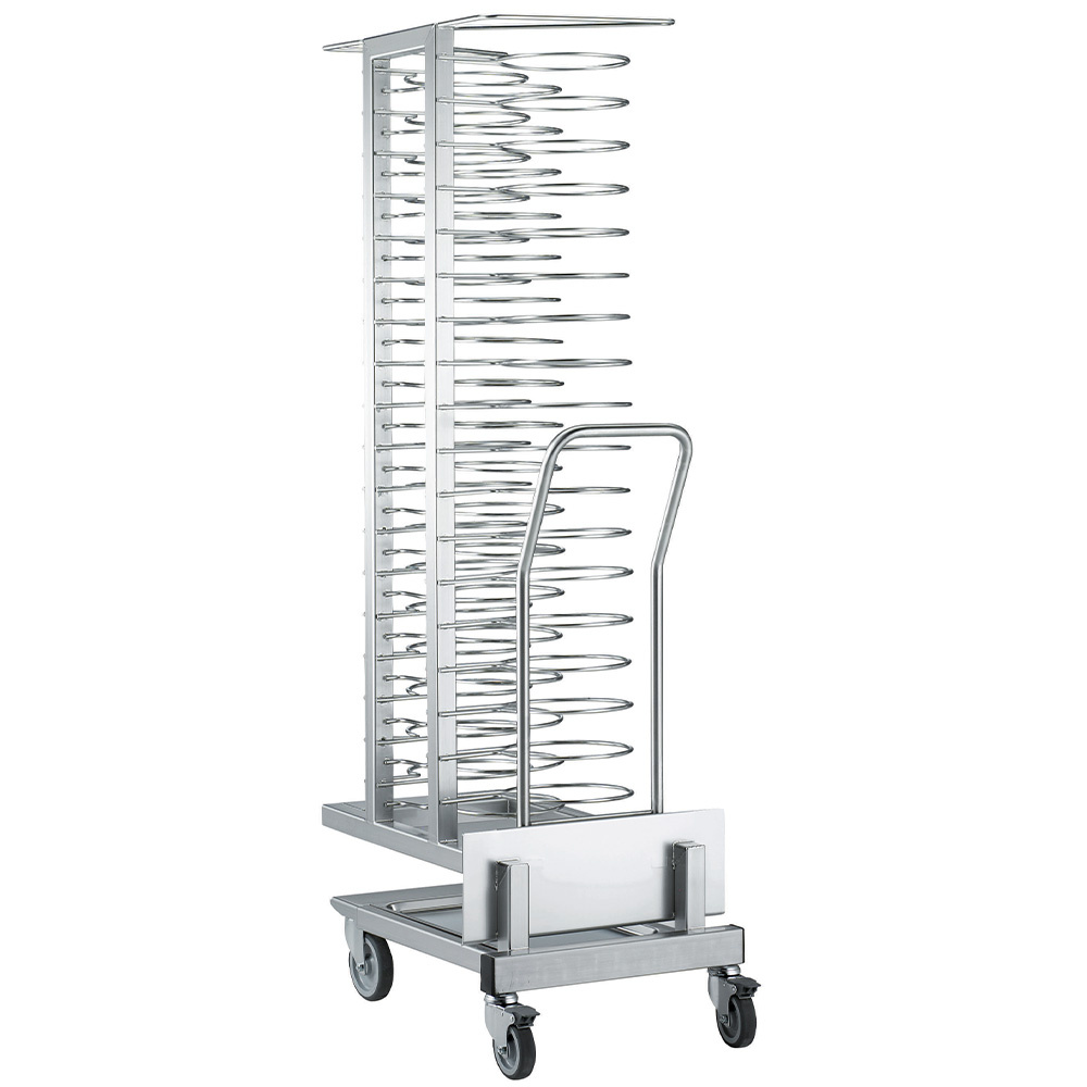 AC/2A20-5474-X Chariot et chargeur amovible, pour 54 assiettes (ø 300 mm), four 20x GN 1/1 (espace 74 mm)