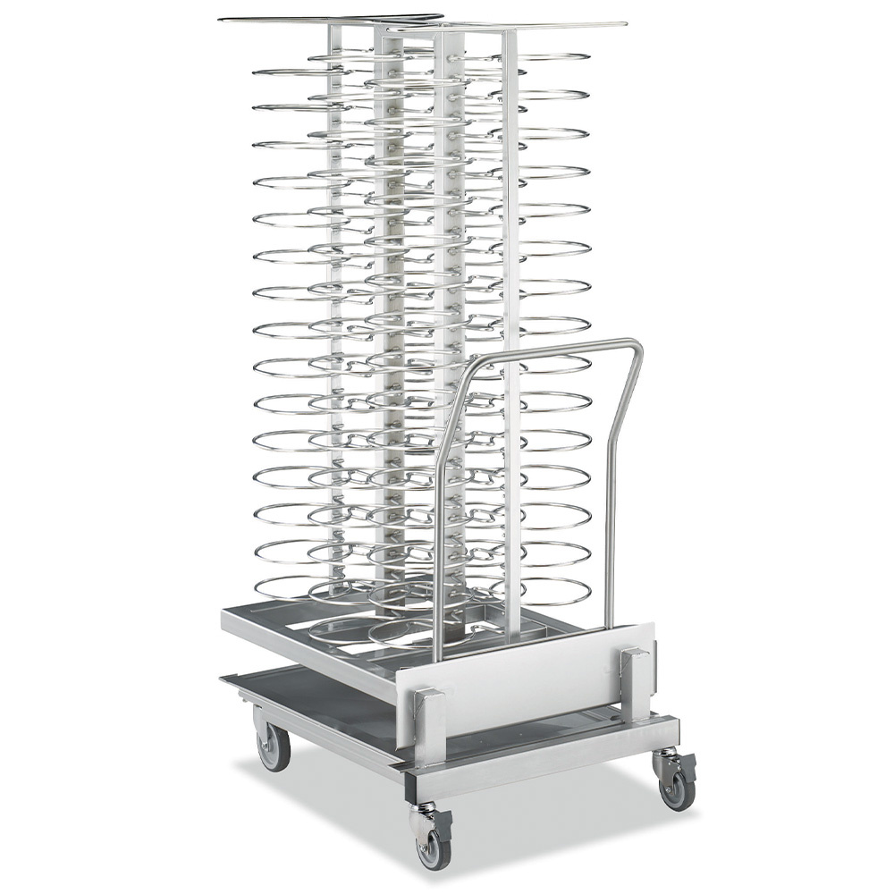 AC/2A22-9275-X Chargeur amovible sur roulettes, pour 92 assiettes (ø 300 mm), four 20x GN 2/1 (espace 75 mm)