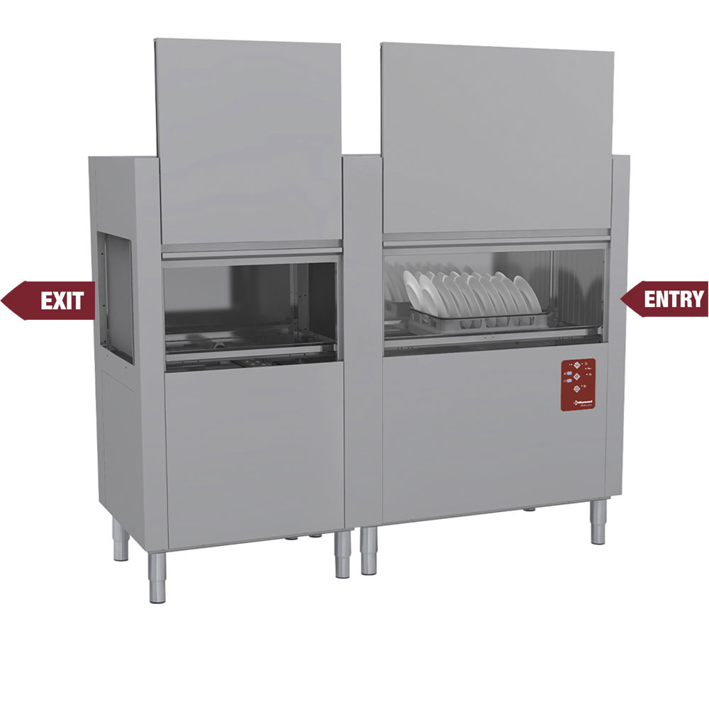 D160E/7-DX- Lave-vaisselle à traction de paniers 200Pan/H