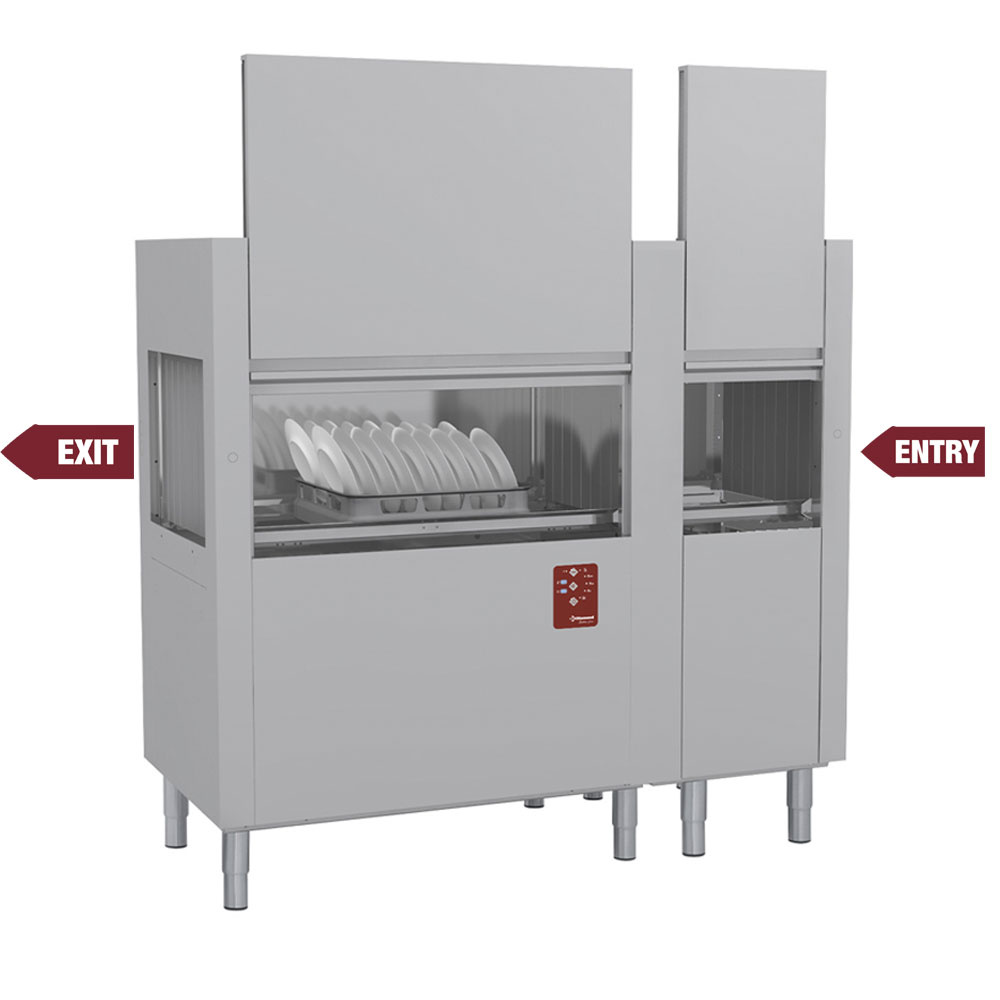 DATIC20E/7-DX- Lave-vaisselle à traction de paniers 200Pan/H