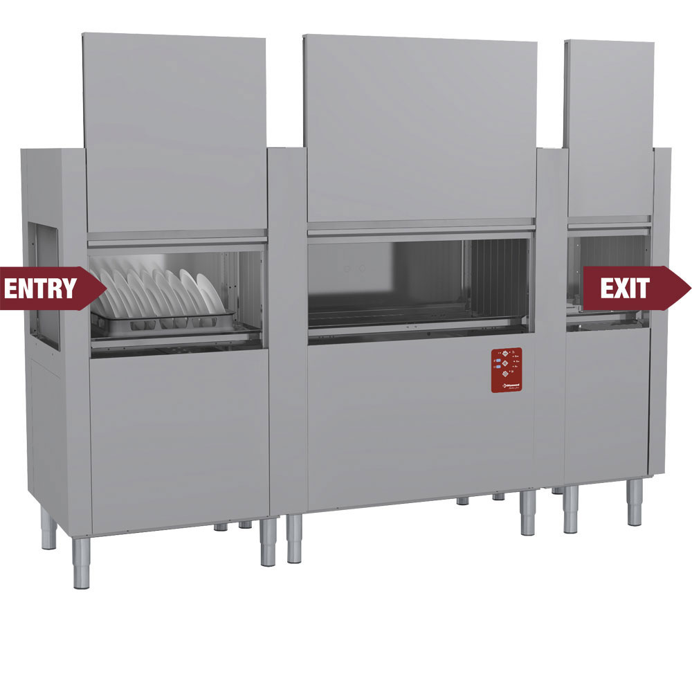 DATIC37E/7-230/3- Lave-vaisselle à traction de paniers 270Pan/H