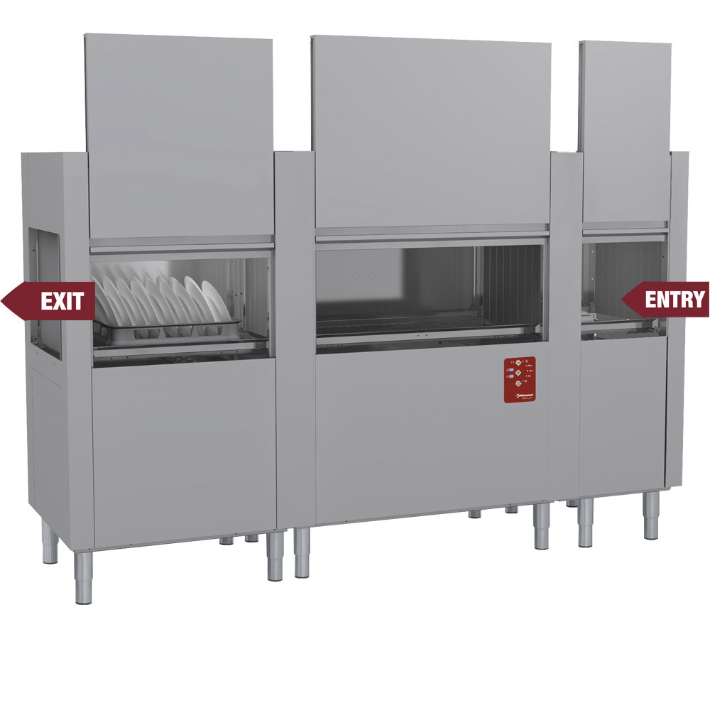 DATIC37E/7-DX- Lave-vaisselle à traction de paniers 270Pan/H