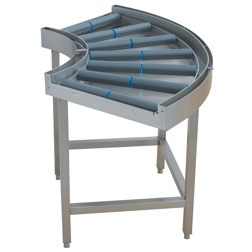 DRF90 Courbe convoyeur à rouleaux 90°