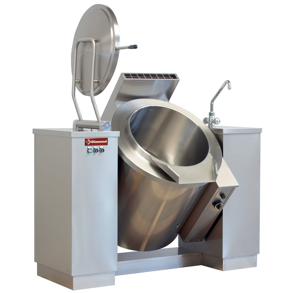 GMB/100I Marmite basculante gaz 100 litres, chauffage indirect