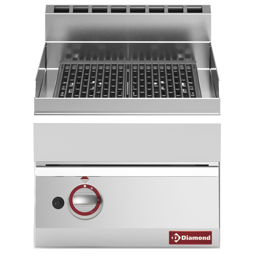 G65/GGF4T-N Grill-vapeur gaz, avec grille de cuisson en fonte -Top-