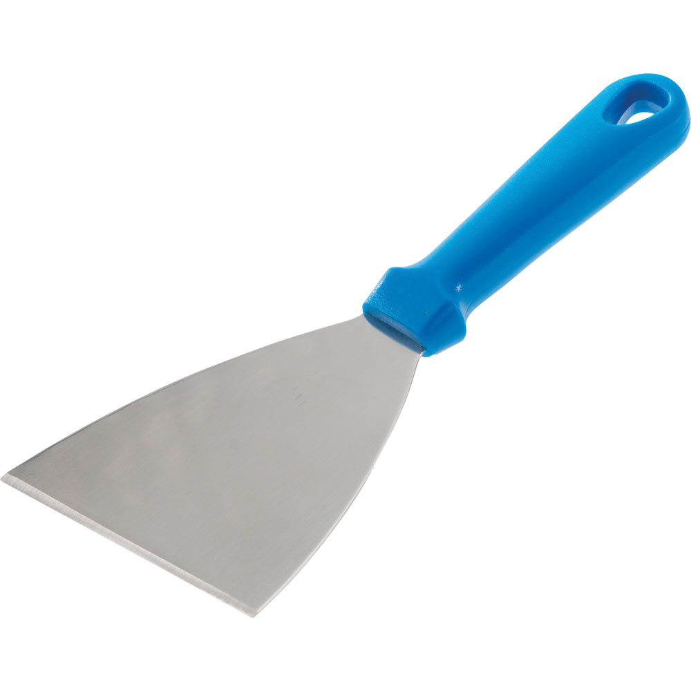 AC-ST4M Spatule triangulaire "inox", poignée plastifiée