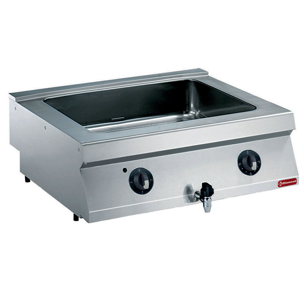 E17/BM8T-N Bain-marie électrique GN 2/1 profondeur 150 mm -TOP-