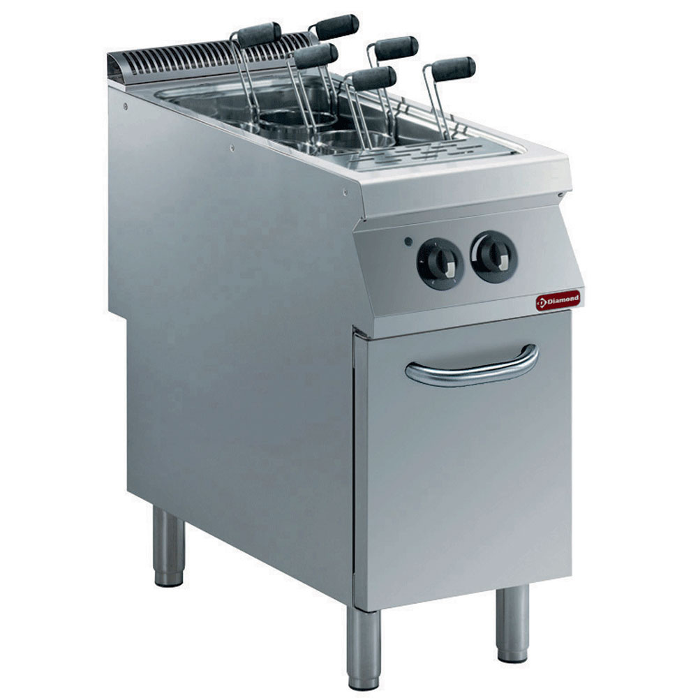 E22/CPA4-N Cuiseur à pâtes électrique, 1 cuve GN 1/1, sur meuble (sans paniers)