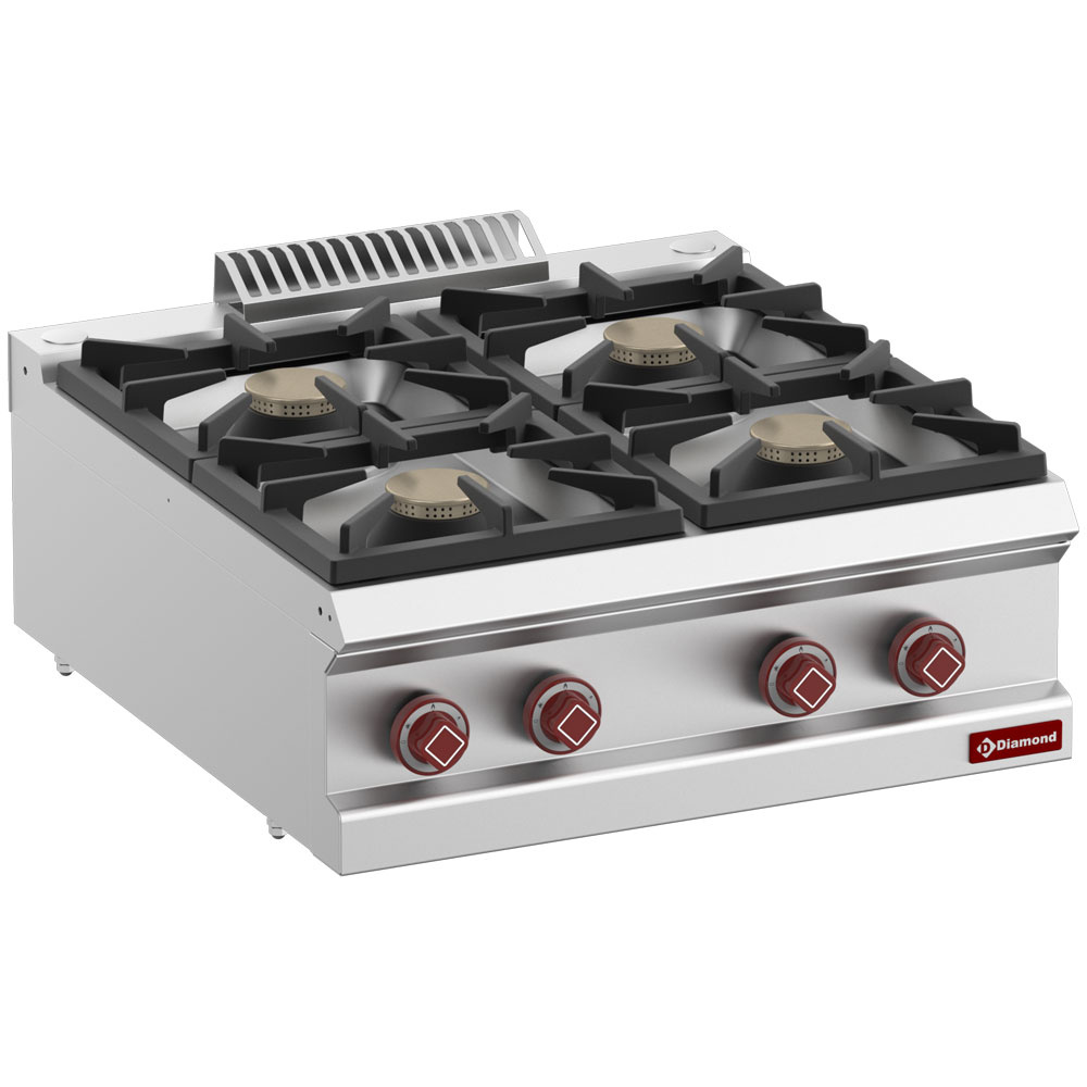 G7/4B7T-N Cuisinière gaz 4 feux vifs -Top-
