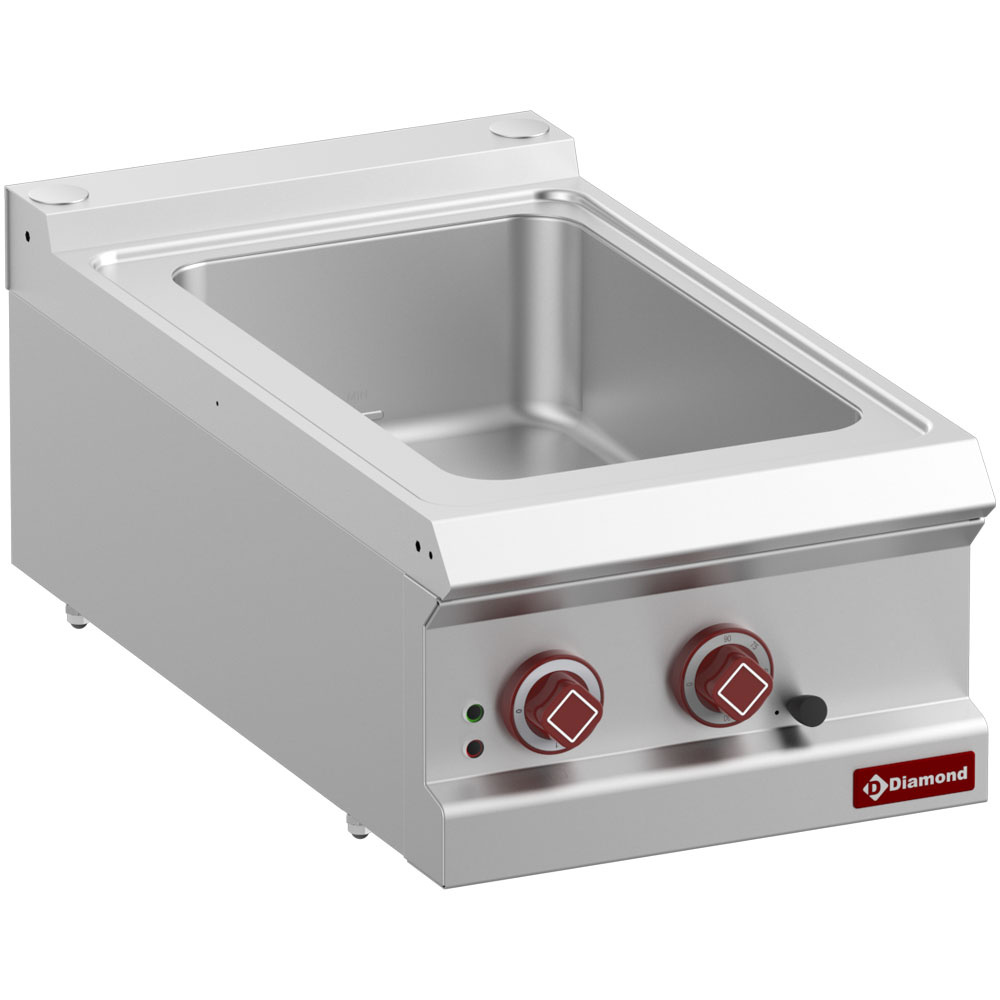 E7/BM4T-N Bain-marie électrique GN 1/1 h150 mm -Top-