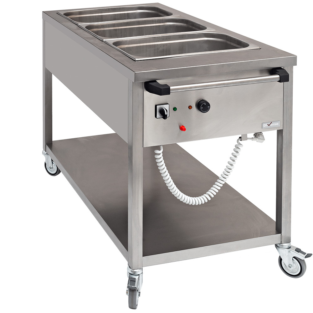 WR-BM30-30 Bain Marie mobile GN 3/1