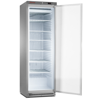 Ventilated refrigerator, 150 liters. stainless steel