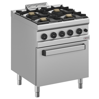 Gas cooker 6 burners, -Top-