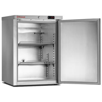 [10402] Static freezer, glass door, 525 liters, GN2/1+600x400, white