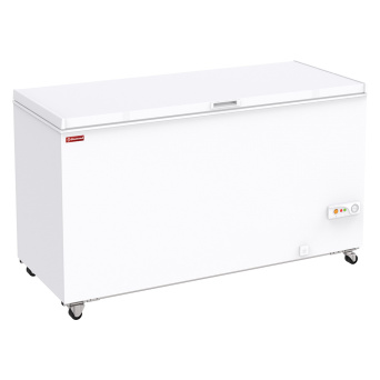 [10508] Wall-mounted freezer element, self-service, swinging doors - Black decor