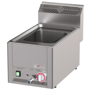 [10634] Electric fryer 13 liters on stand, with drain