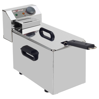 [10636] Electric table top fryer 2x 7 liters