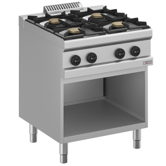 [10688] Range 6 burners with convection oven GN1/1 and neutral cabinet