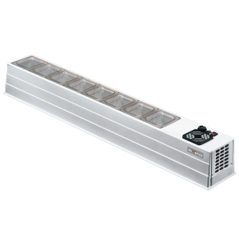 [10774] Lavastone grill - 1/2 module, cooking grill in cast iron "double face"