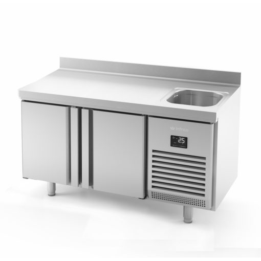 [11053] BMGN 1470 F Table réfrigérée avec réfrigérateur GN1/1 série 700