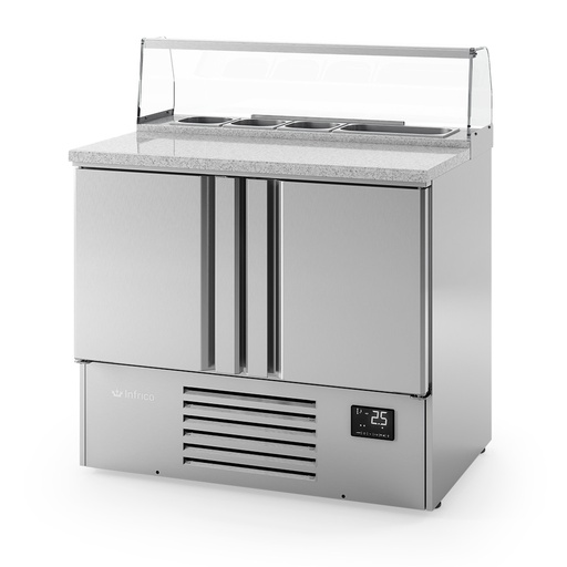 [11097] ME 1000 PIZZA Table à salade réfrigérée GN1/1 Série 700