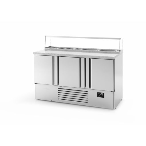 [11107] ME 1003 PIZZA Table à salade réfrigérée GN1/1 Série 700