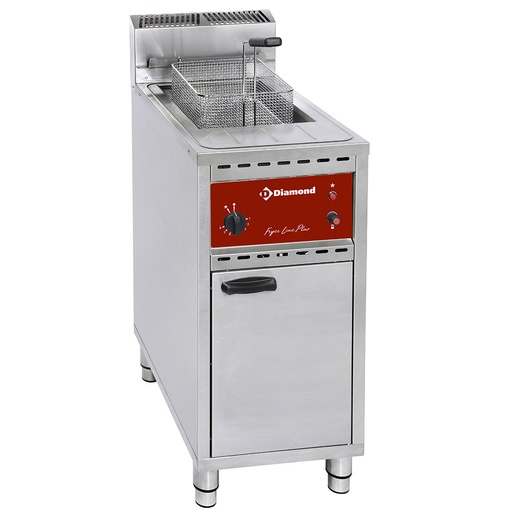 [11689] FSM-16G/C Friteuse gaz, 1 cuve 16 lit., sur meuble