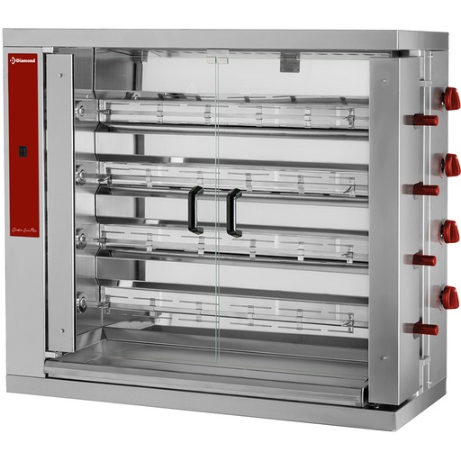 [12038] RVG/4-CM Rôtissoire gaz 4 broches (24 poulets)