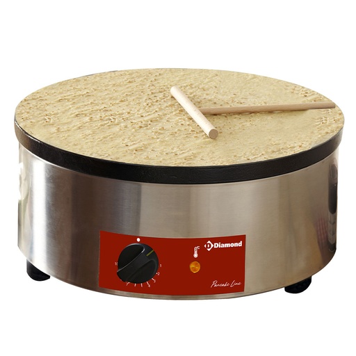 [12111] WR-BRET-1E Crêpière haut rendement, électrique, Ø 400 mm "émaillée"