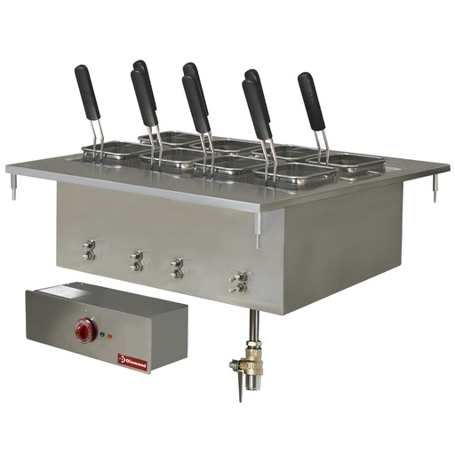 [12140] EDI/CP7 Cuiseur à pâte électrique, 40 litres, à encastrer