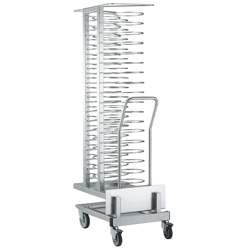 [12664] AC/2A20-5474-X Chariot et chargeur amovible, pour 54 assiettes (ø 300 mm), four 20x GN 1/1 (espace 74 mm)