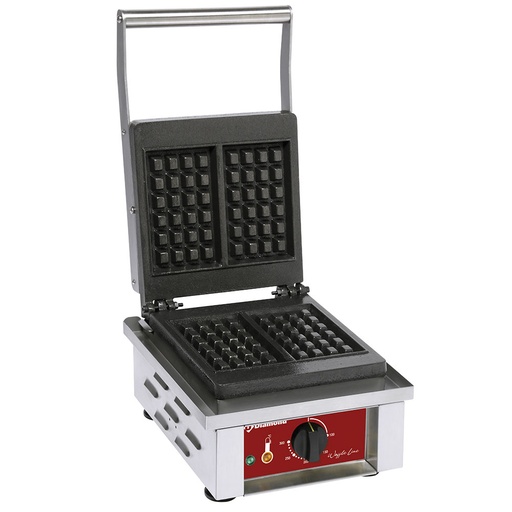 [12825] GL-4X6/N Gaufrier électrique 2 pièces, "Type Liège 4x6"