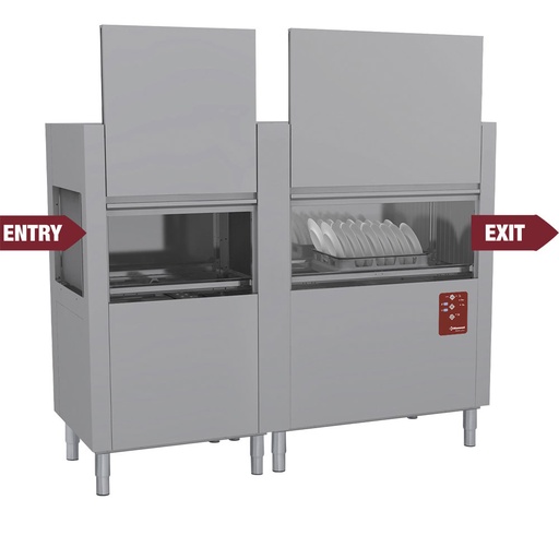 [13144] D160E/7-230/3- Lave-vaisselle à traction de paniers 200Pan/H