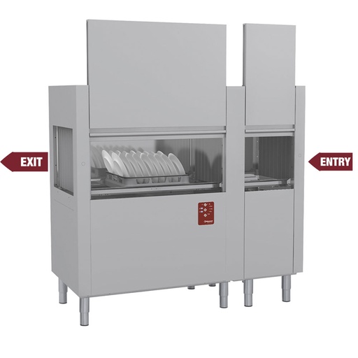 [13151] DATIC20E/7-DX- Lave-vaisselle à traction de paniers 200Pan/H