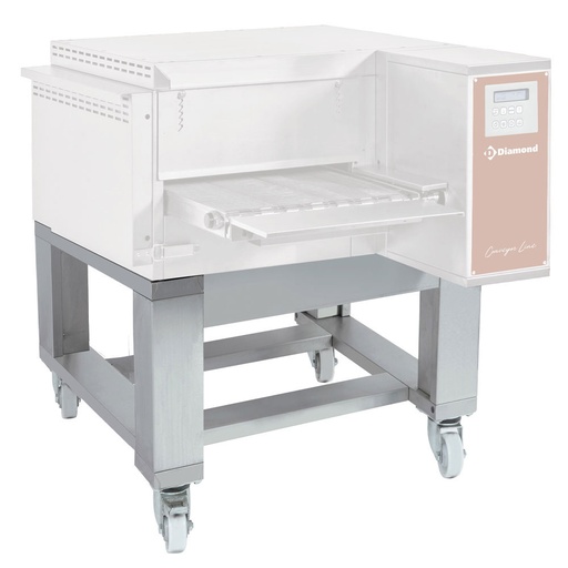 [13677] SFTGV40/58-N piètement en acier inox sur roues pivotantes (avec freins) pour FTGV40/58-N