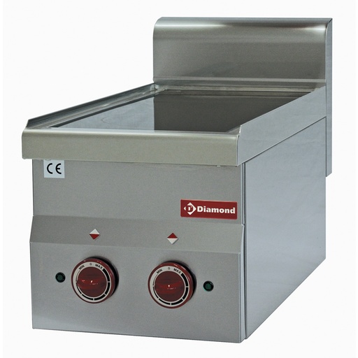 [13935] E60/2VC3T Cuisinière vitrocéramique 2 plaques -Top-