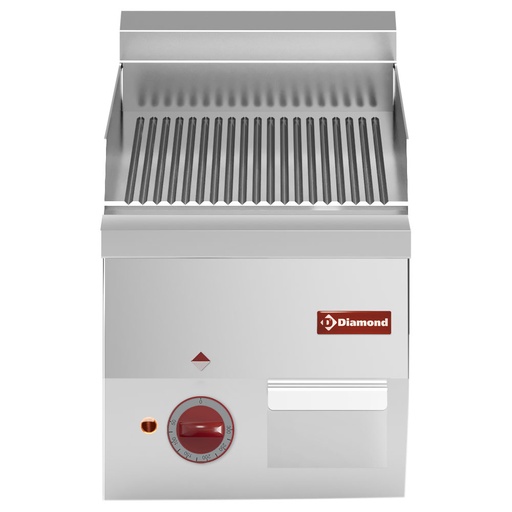[13987] E60/PR3T-N Plaque de cuisson électrique, surface rainurée -Top-