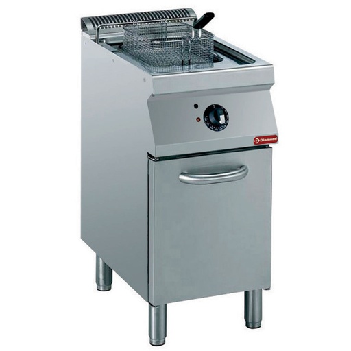 [14250] E17/F15A4-N Friteuse électrique cuve en "Y" 15 litres, éléments extérieurs sur armoire
