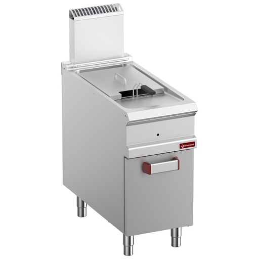 [14700] G9/F18A4-N Friteuse gaz 1 cuve 18 lit. (18 kW) sur meuble fermé